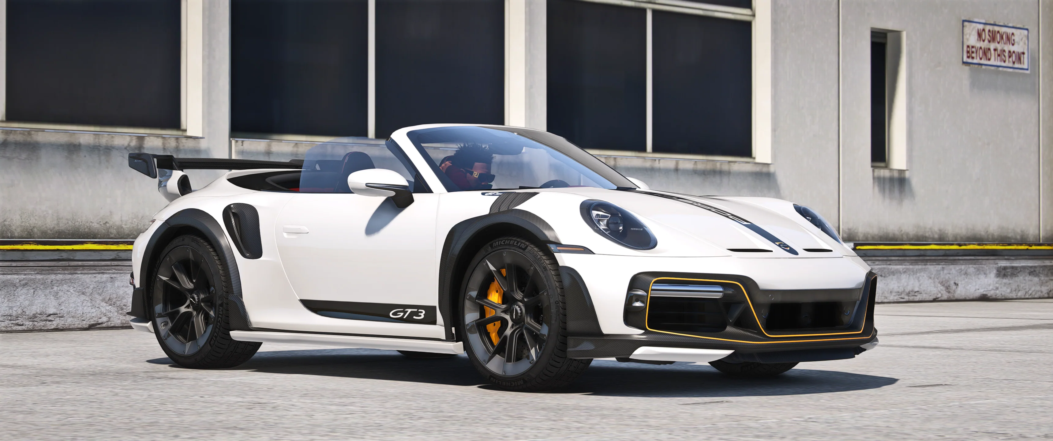 (Debadged) 2023 Porsche 911 (992) Turbo S Convertible